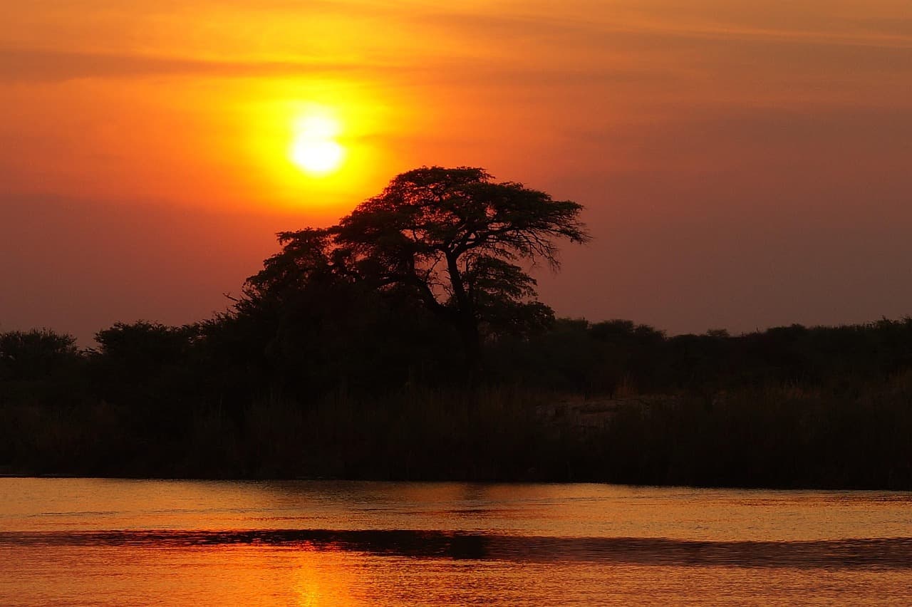Paysage de Botswana
